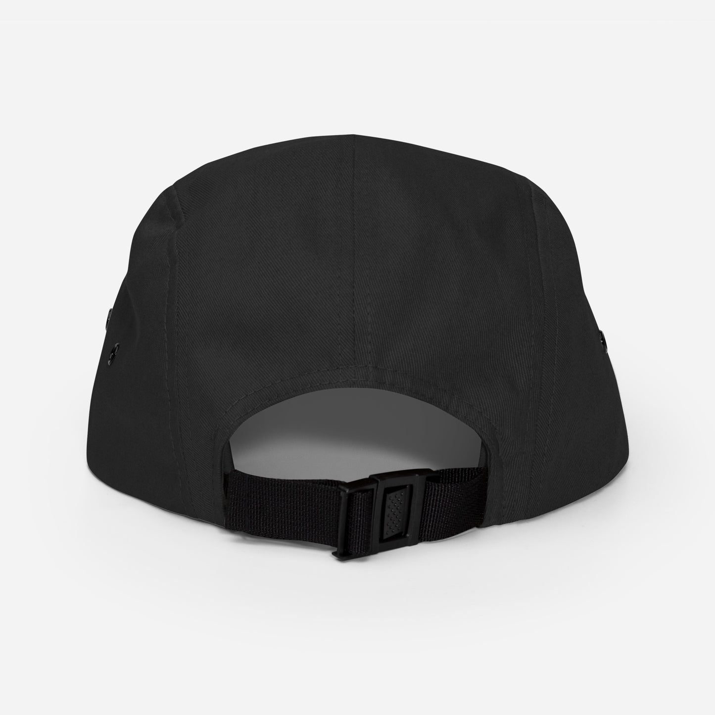 5 panel cat butt hat back - black