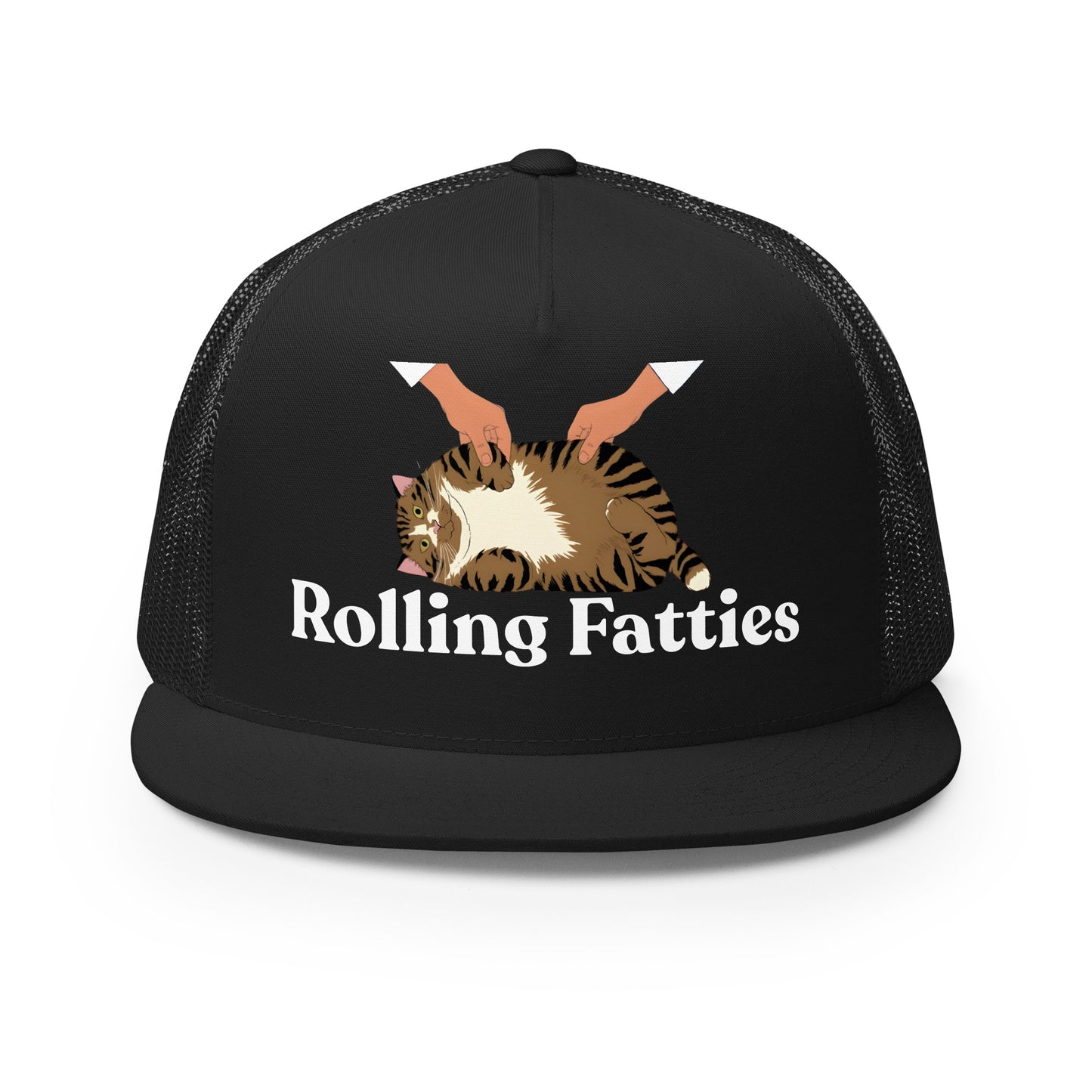 Rolling Fatties trucker hat - black