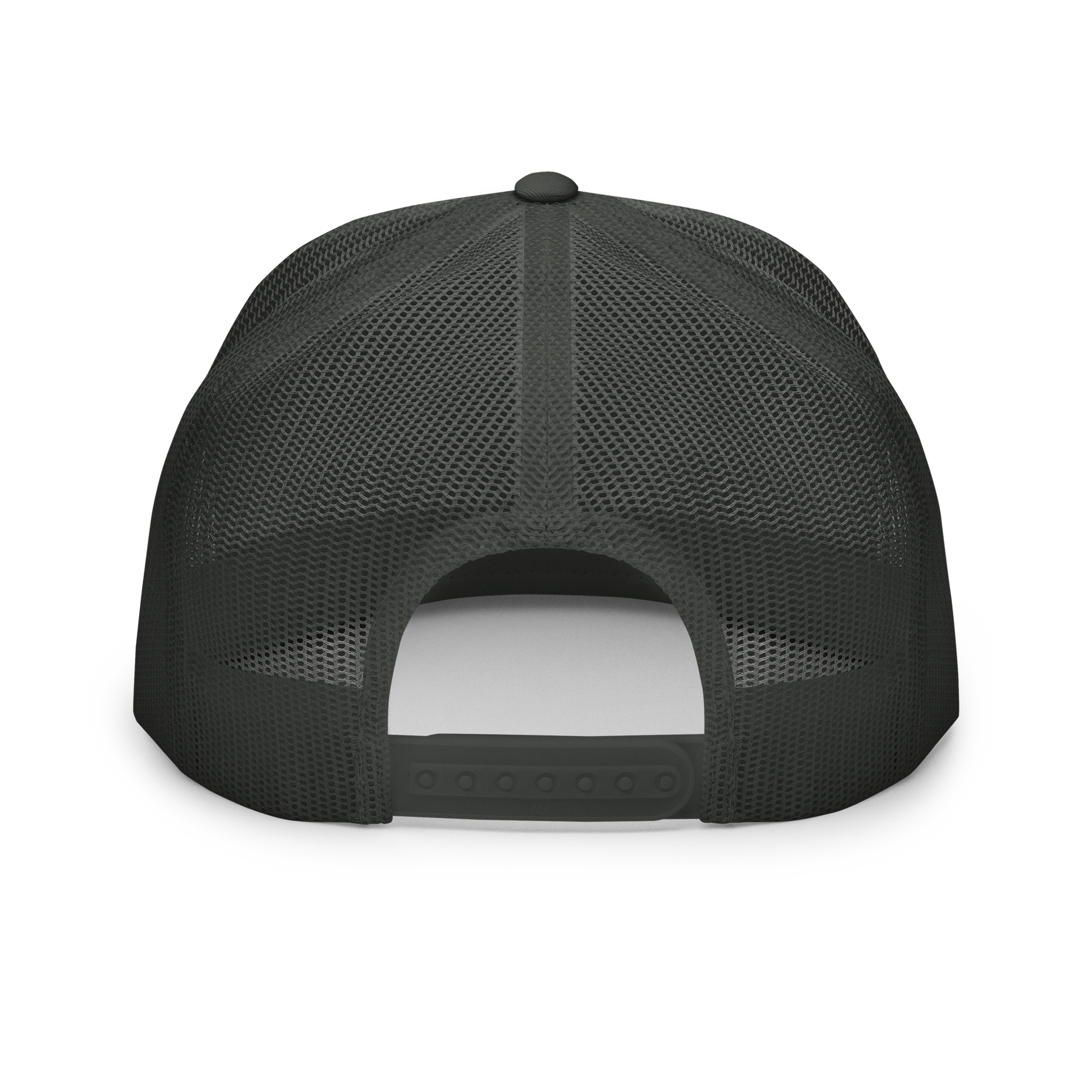 Mesh cap from the back - charcoal