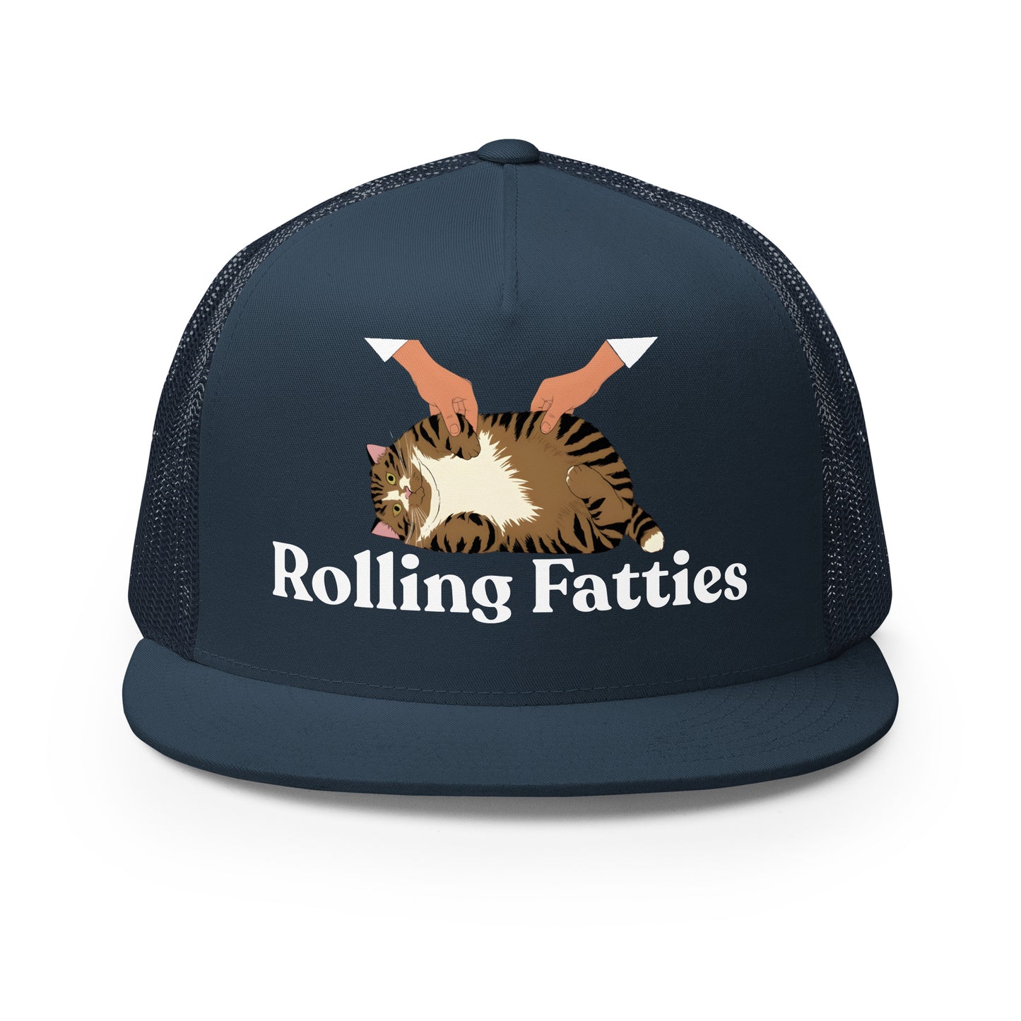 Rolling Fatties trucker hat - navy