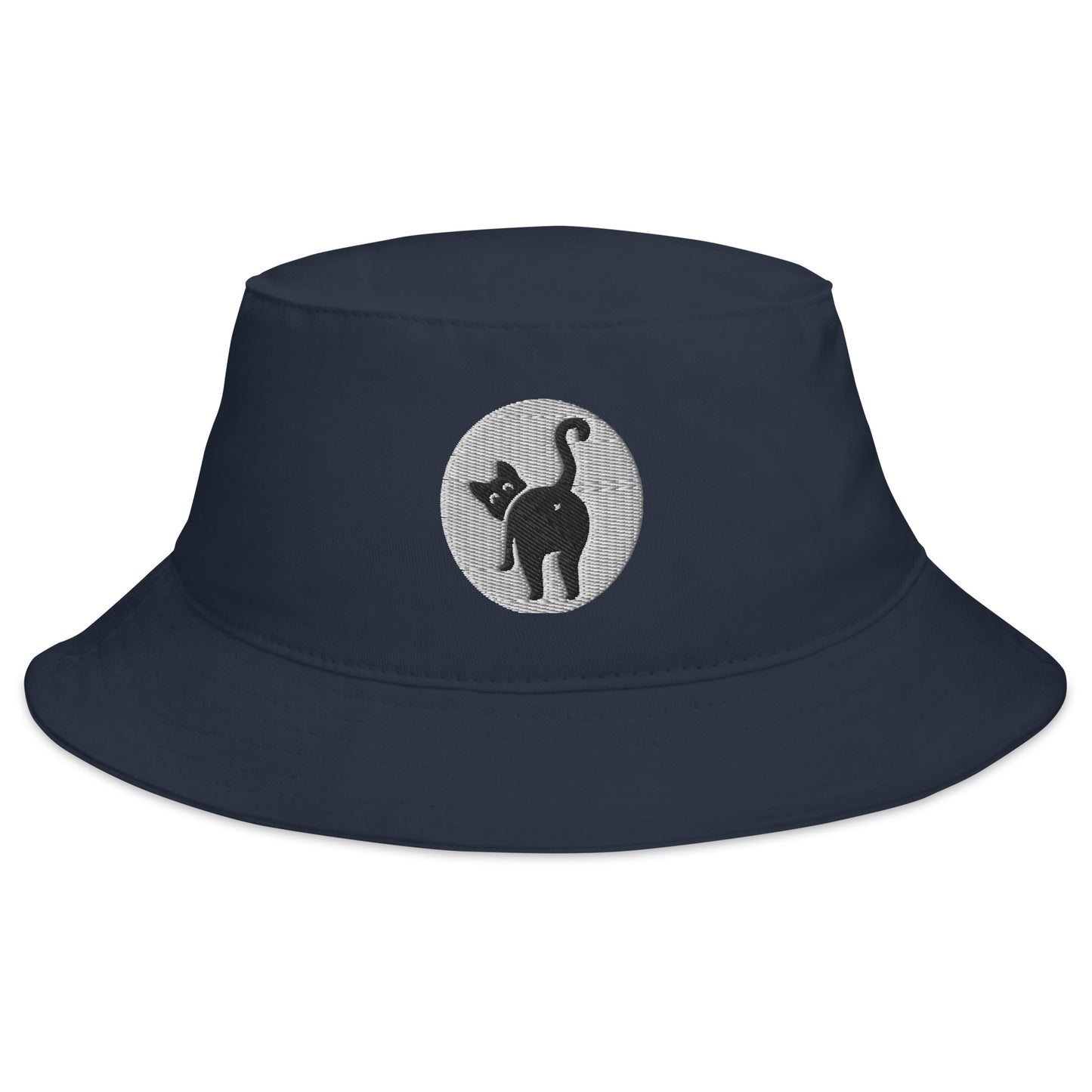 Cat Butt Bucket Hat - navy