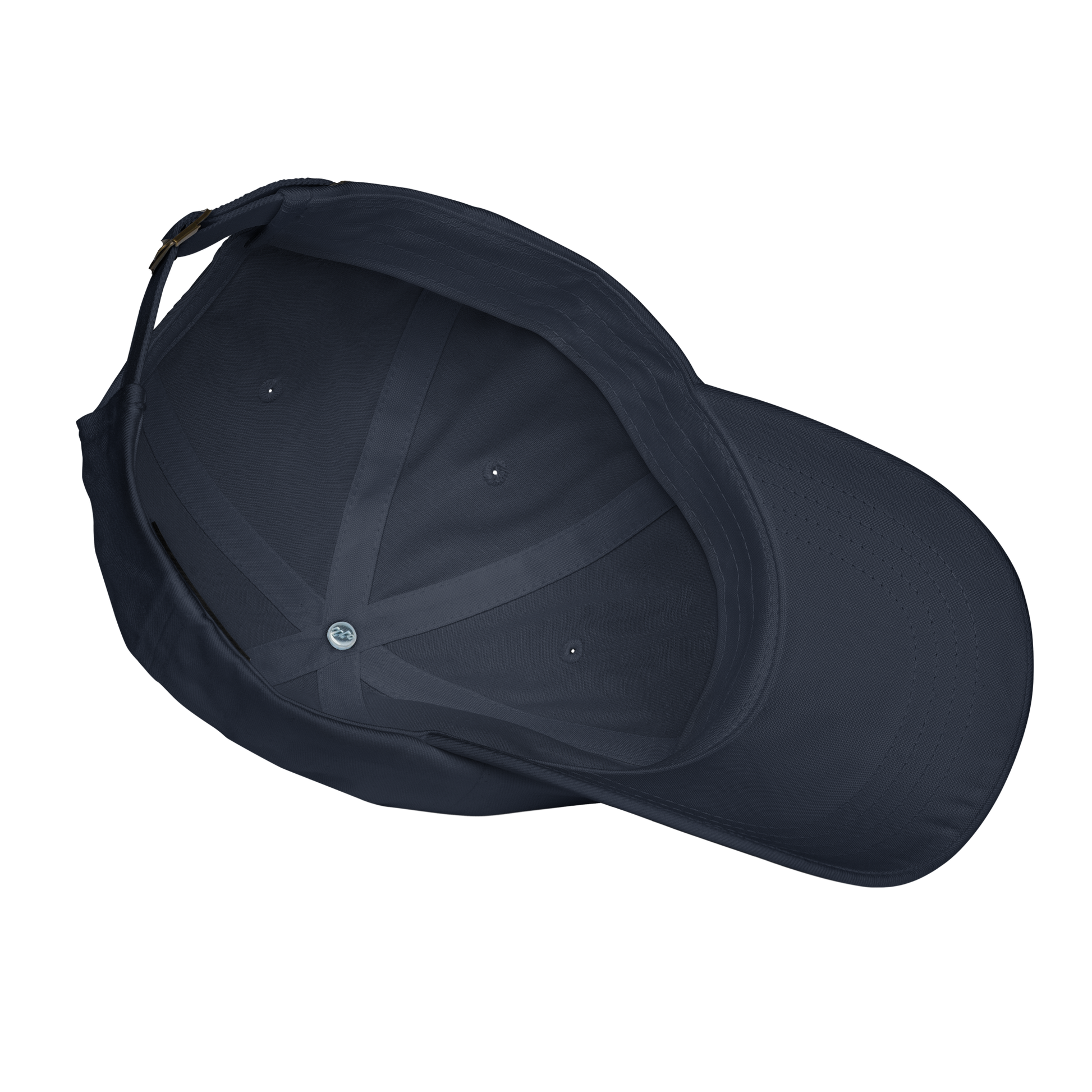 Black cap on a white background - navy