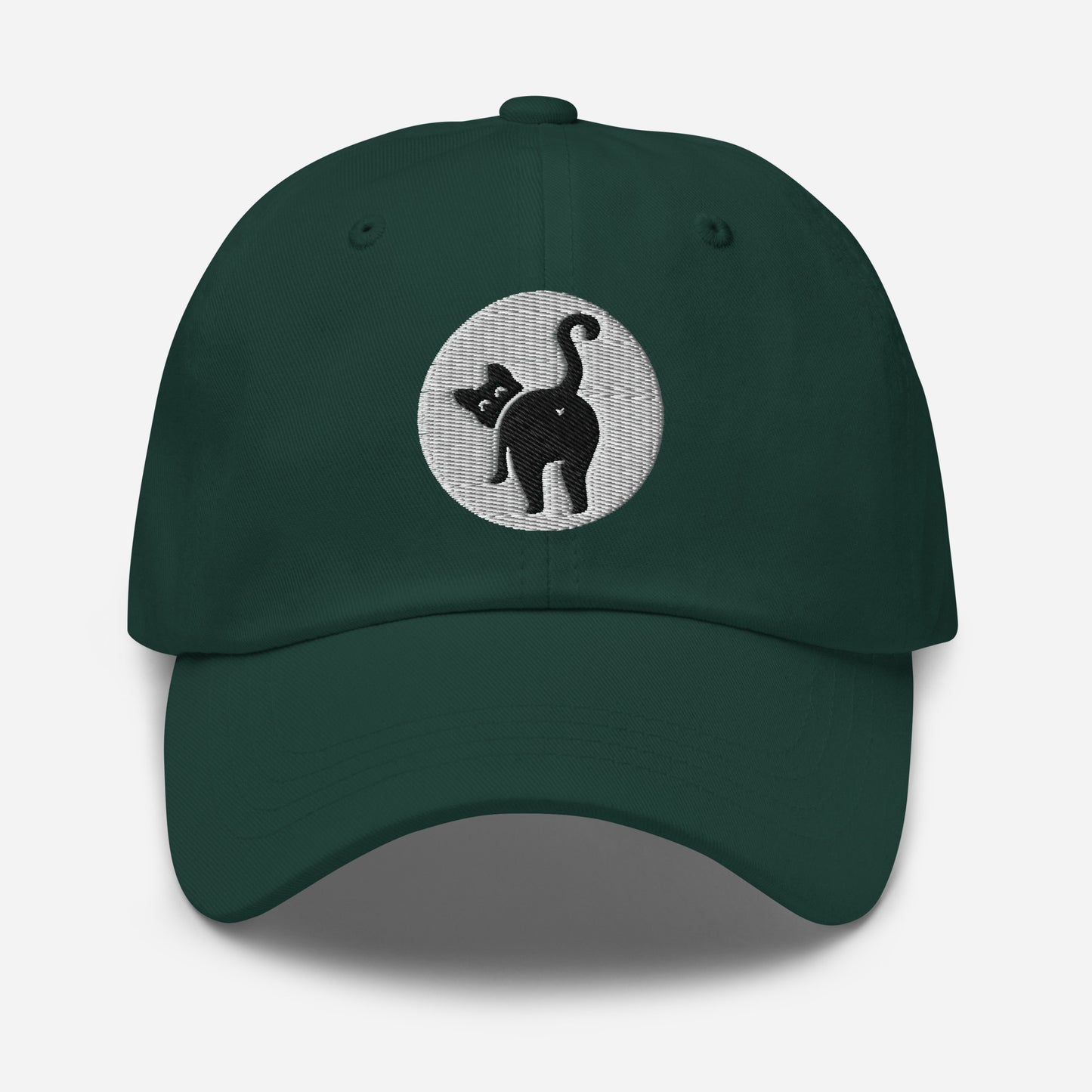 Cat Butt Dad Hat - spruce
