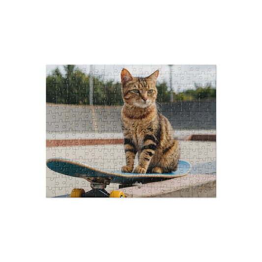 Skater Cat Puzzle - full