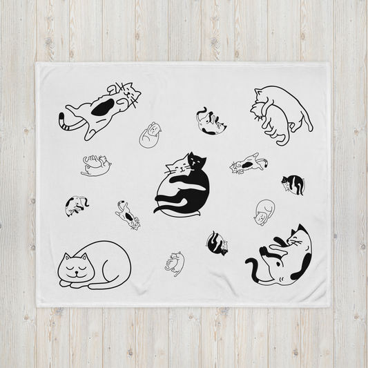 Cat Nap Throw Blanket - 50"x60"