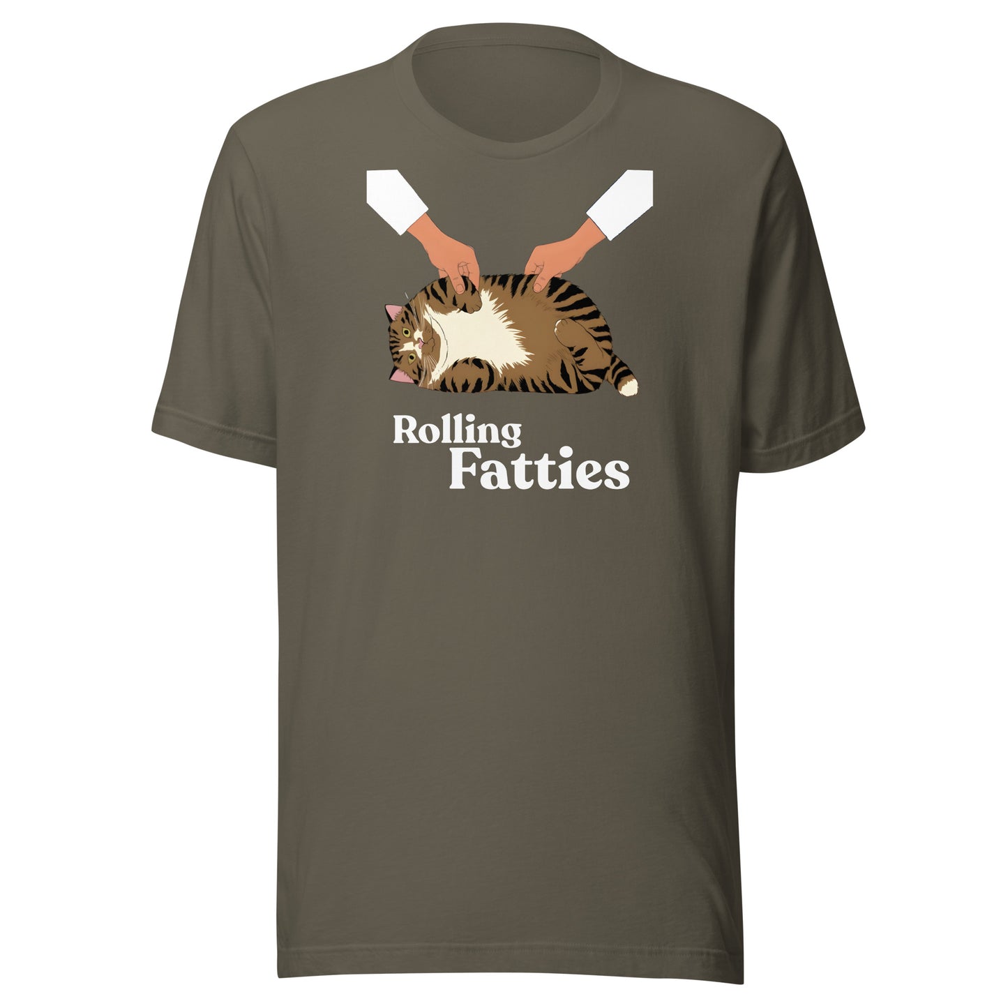 Rolling Fatties T-Shirt - army