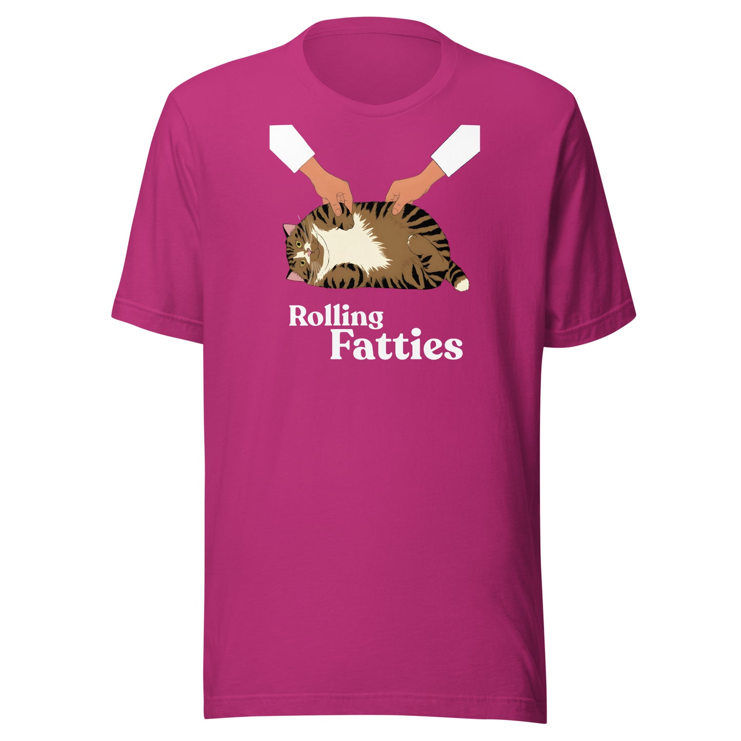 Rolling Fatties T-Shirt - berry