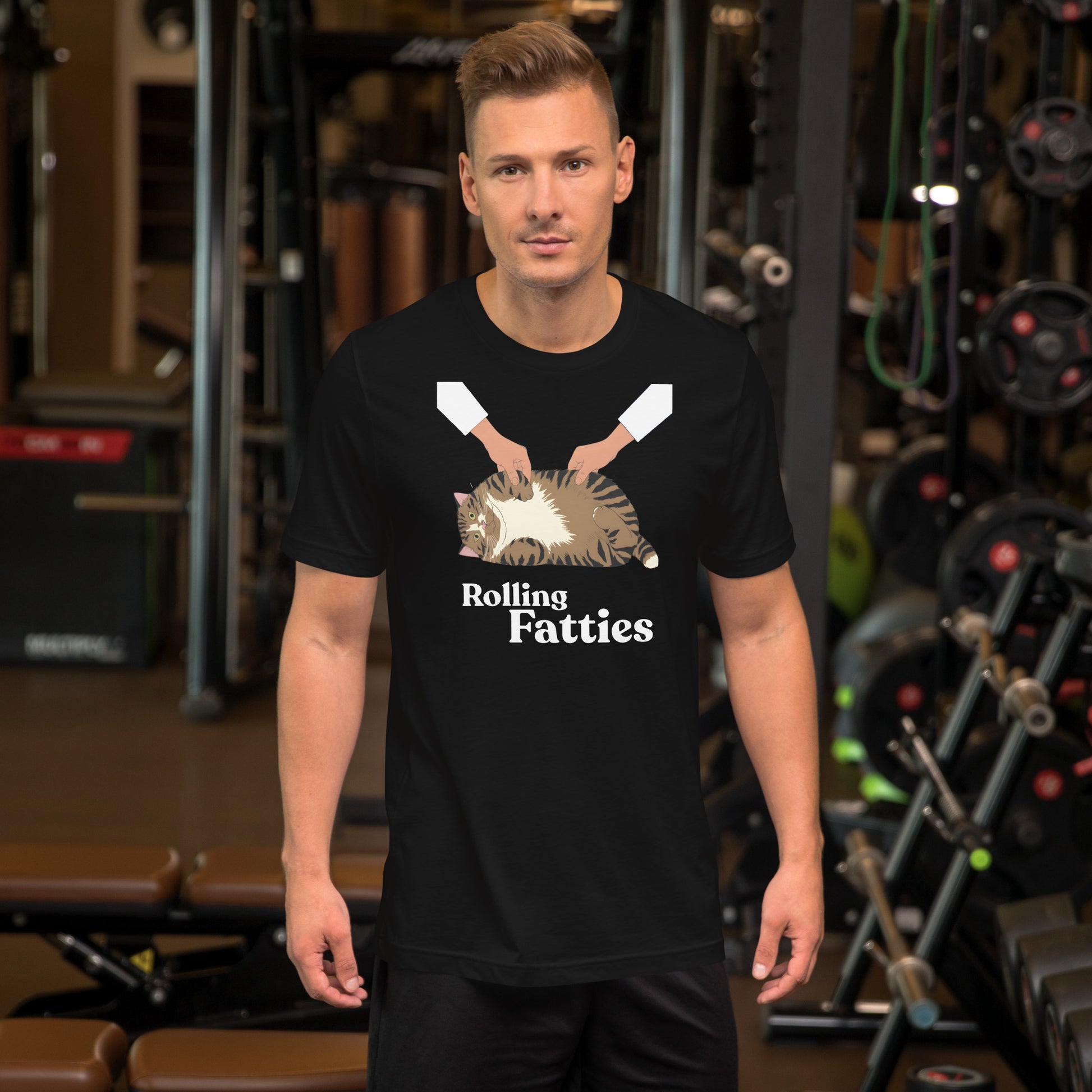 Rolling Fatties T-Shirt male - black
