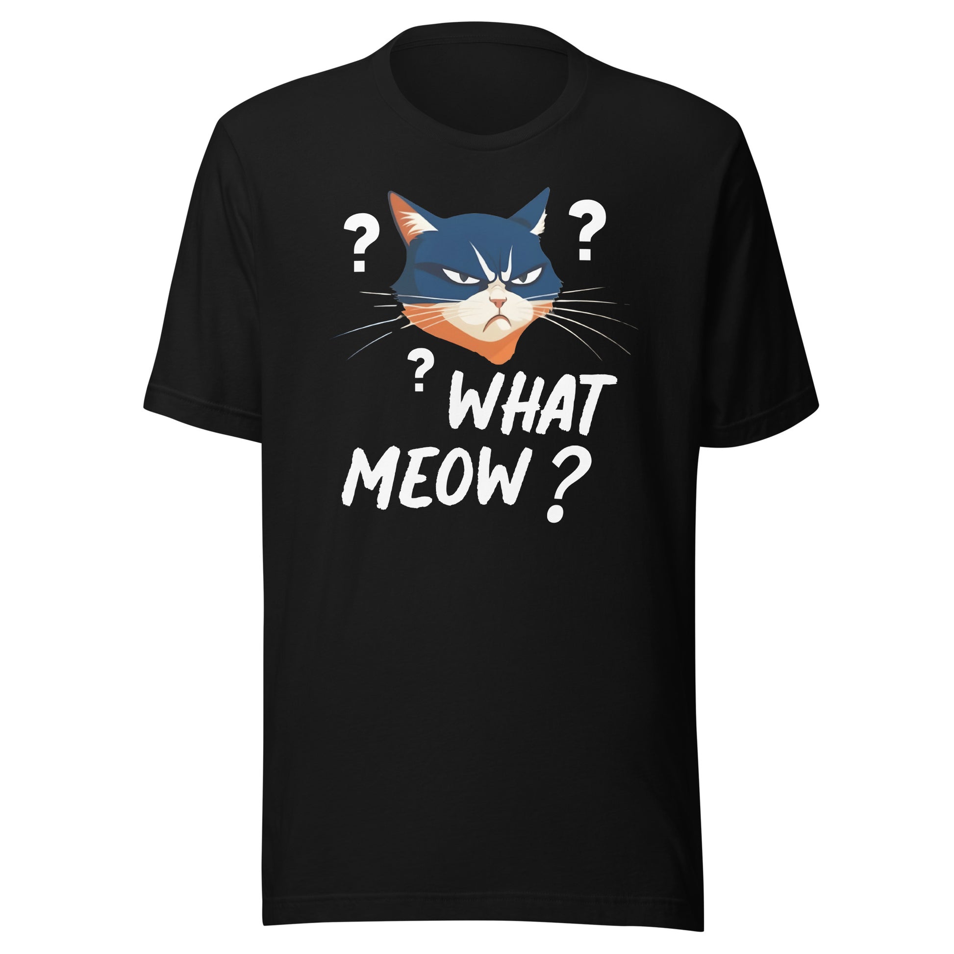 What Meow T-Shirt  - Black