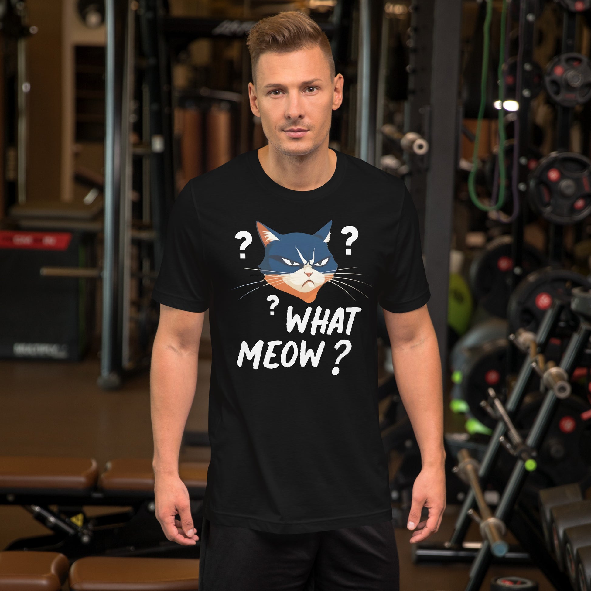 What Meow T-Shirt  - black