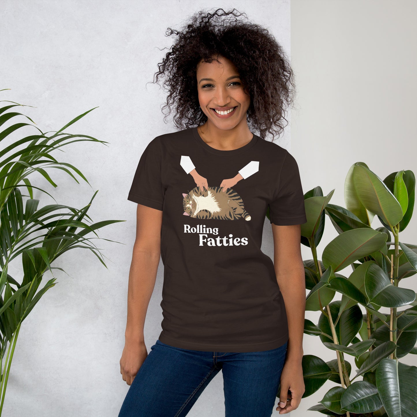 Rolling Fatties T-Shirt female - brown