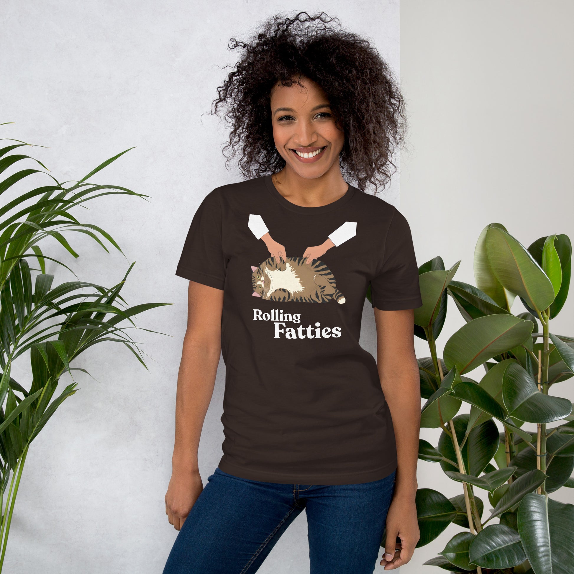 Rolling Fatties T-Shirt female - brown