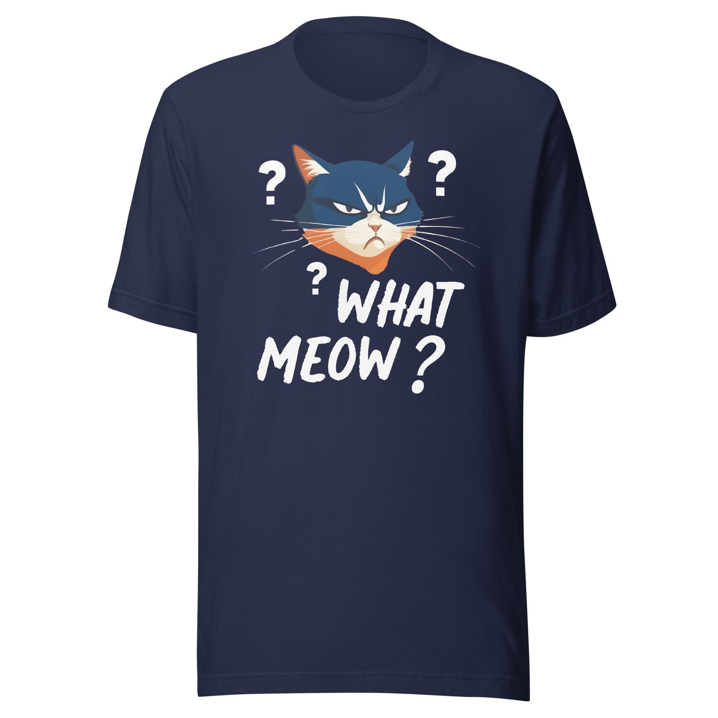 What Meow T-Shirt  - Navy